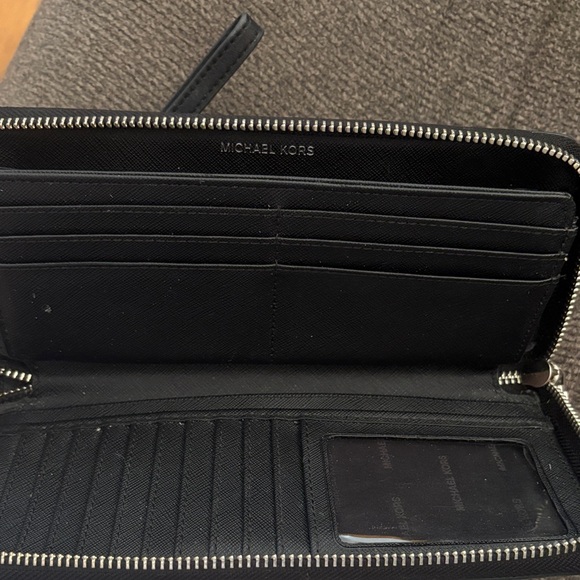 Michael Kors Black Logo Wristlet - Picture 5 of 5